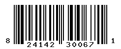 UPC barcode number 824142300671