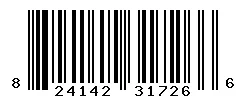 UPC 824142317266 barcode image