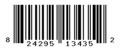 UPC barcode number 824295134352