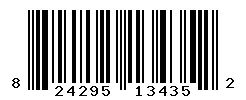UPC barcode 824295134352