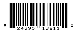 UPC barcode number 824295136110