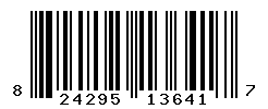 UPC barcode number 824295136417