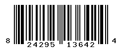 UPC barcode number 824295136424