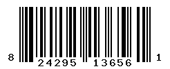 UPC barcode number 824295136561