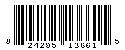 UPC barcode number 824295136615