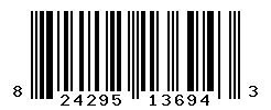 UPC barcode number 824295136943