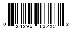 UPC barcode number 824295137032