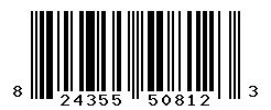 UPC barcode number 824355508123