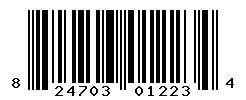 UPC barcode number 824703012234