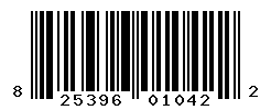 UPC barcode number 825396010422