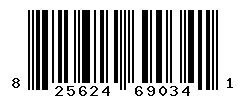 UPC barcode number 825624690341