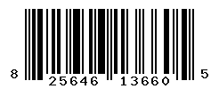 UPC barcode number 825646136605