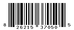 UPC barcode number 826215370505