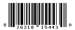 UPC barcode 826218154430