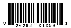 UPC barcode 826262010591