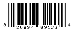 UPC barcode number 826697691334