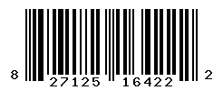 UPC barcode number 827125164222