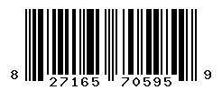 UPC barcode number 827165705959