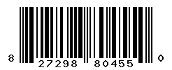 UPC barcode 827298804550