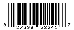 UPC barcode number 827396522417