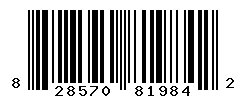 UPC barcode number 828570819842