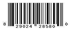 UPC barcode number 829024285800
