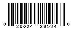 UPC barcode number 829024285848