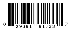 UPC barcode number 829381617337