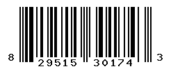 UPC barcode number 829515301743
