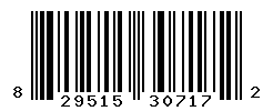UPC barcode number 829515307172