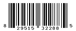 UPC barcode number 829515322885