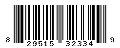 UPC barcode number 829515323349