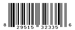 UPC barcode number 829515323356