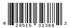 UPC barcode number 829515323882
