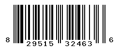 UPC barcode number 829515324636