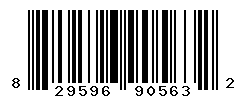 UPC barcode number 829596905632