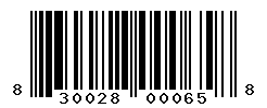 UPC barcode number 830028000658