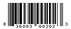 upc 836093002023 barcode image