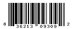 UPC barcode number 836213093092