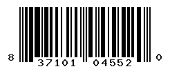 upc 837101045520 barcode image