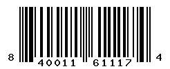 UPC barcode number 840011611174