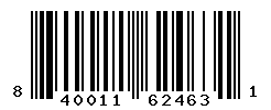 UPC barcode number 840011624631