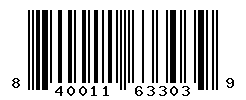 UPC barcode number 840011633039