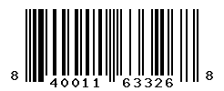 UPC barcode number 840011633268