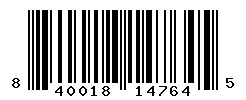 UPC barcode number 840018147645