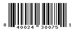 UPC barcode number 840024300751