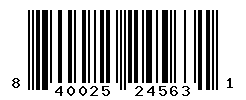 UPC barcode number 840025245631