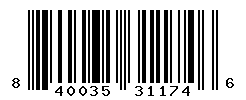 UPC barcode number 840035311746
