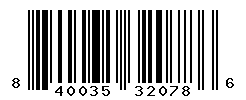 UPC barcode number 840035320786