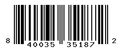 UPC barcode number 840035351872